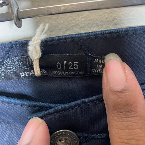 Prana Midnight Wash Oday Skinny Jeans Size 0 - Picture 6 of 8